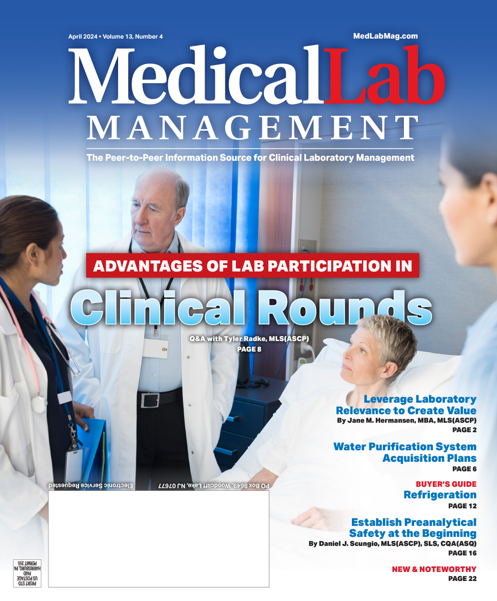 MedicalLab Management Current Issue