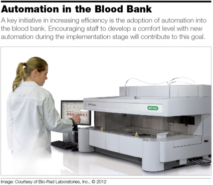 Effective Management In The Blood Bank Jan Feb 2013 Medicallab